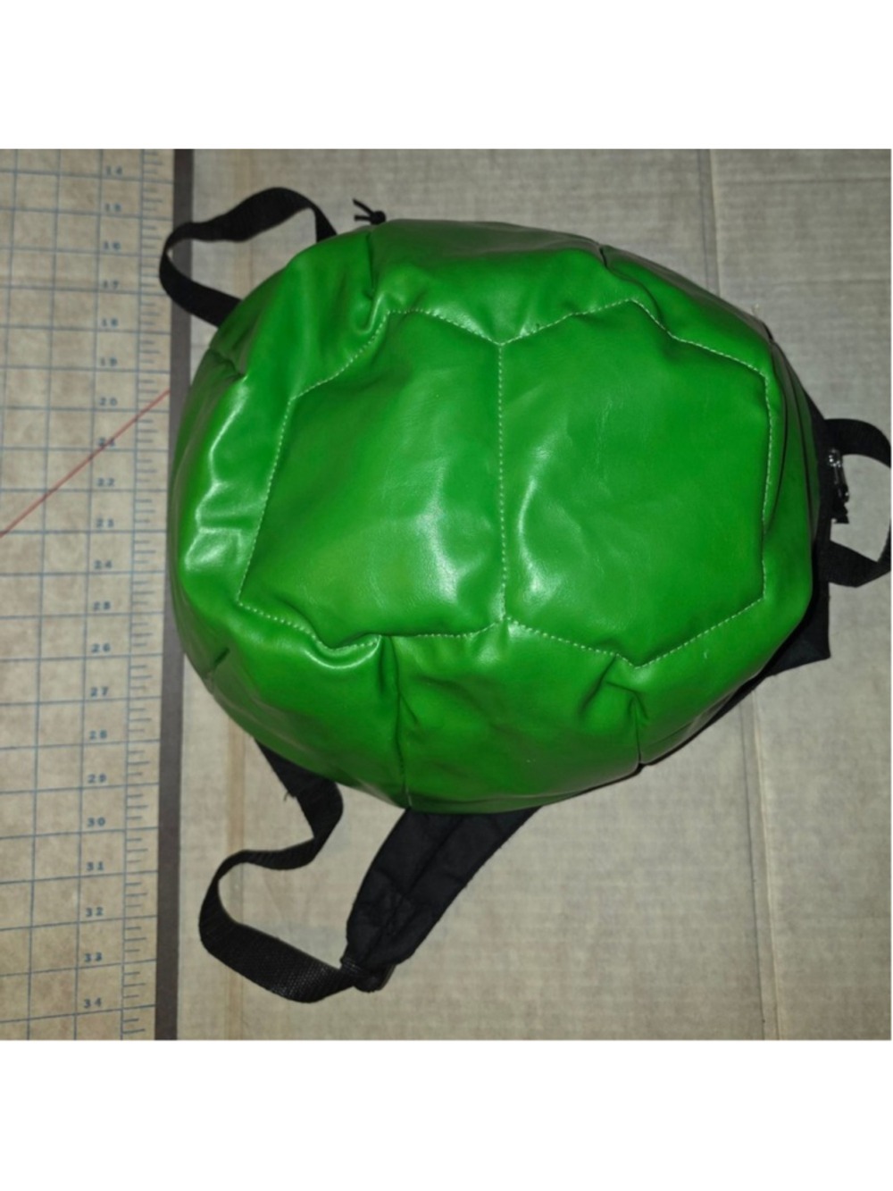 Nickelodeon TMNT Teenage Mutant Ninja Turtle Green Soft Shell Backpack 17x14x9 - Picture 2 of 8
